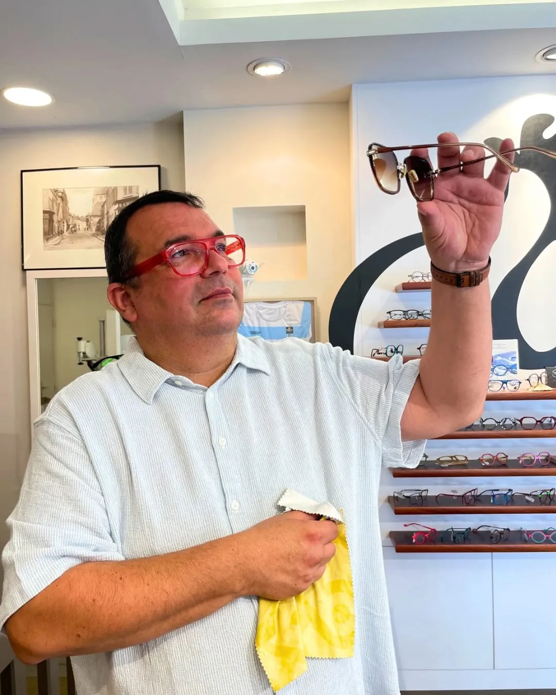 nettoyage des lunettes